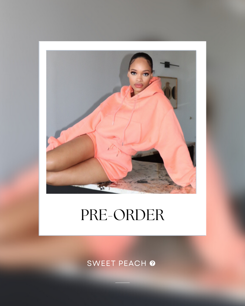 PRE-ORDER Valencia Short Set |Sweet Peach